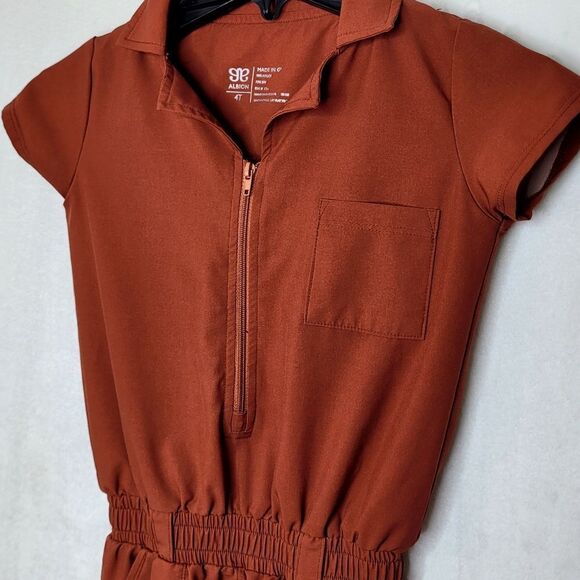 Albion Rustic Orange Jumpsuit Size 4T - Picture 5 of 8